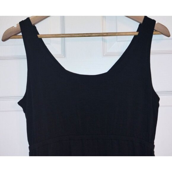 NWT New York & Company Adorned Black Mini Dress with Empire Waist (Size Small) - Picture 2 of 3